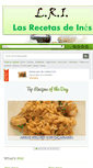 Mobile Screenshot of lasrecetasdeines.com